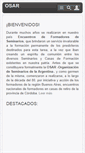Mobile Screenshot of osar.org.ar