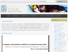 Tablet Screenshot of osar.org.ar